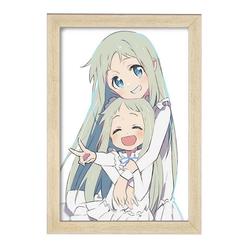 تابلو خندالو مدل میکو هونما انیمه آنوهانا کد 31990