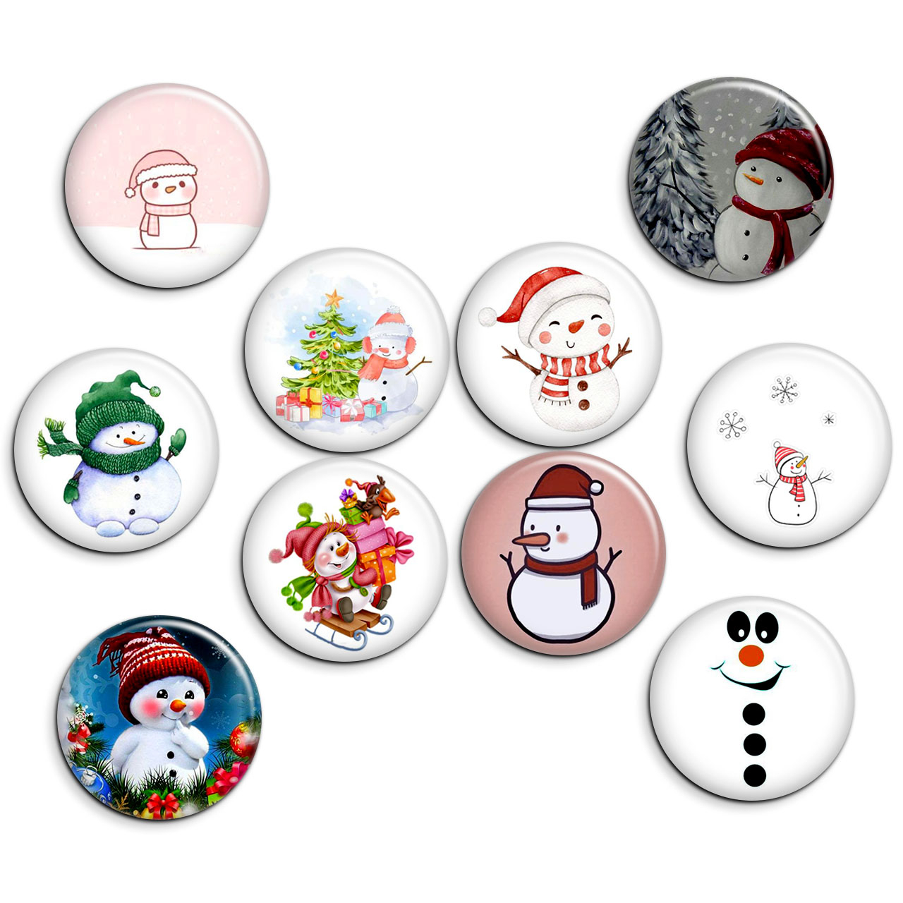 پیکسل پرمانه طرح snowman کد pmg.5652 مجموعه 10 عددی
