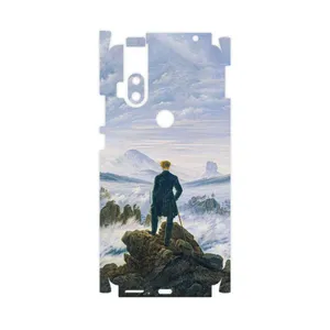 MAHOOT Wanderer above the Sea of Fog-FullSkin Cover Sticker for Motorola One Hyper
