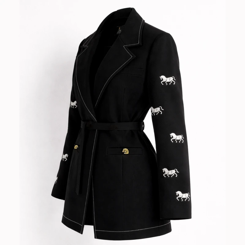 عکس شماره 2 : مانتو کتی زنانه مدل اسب