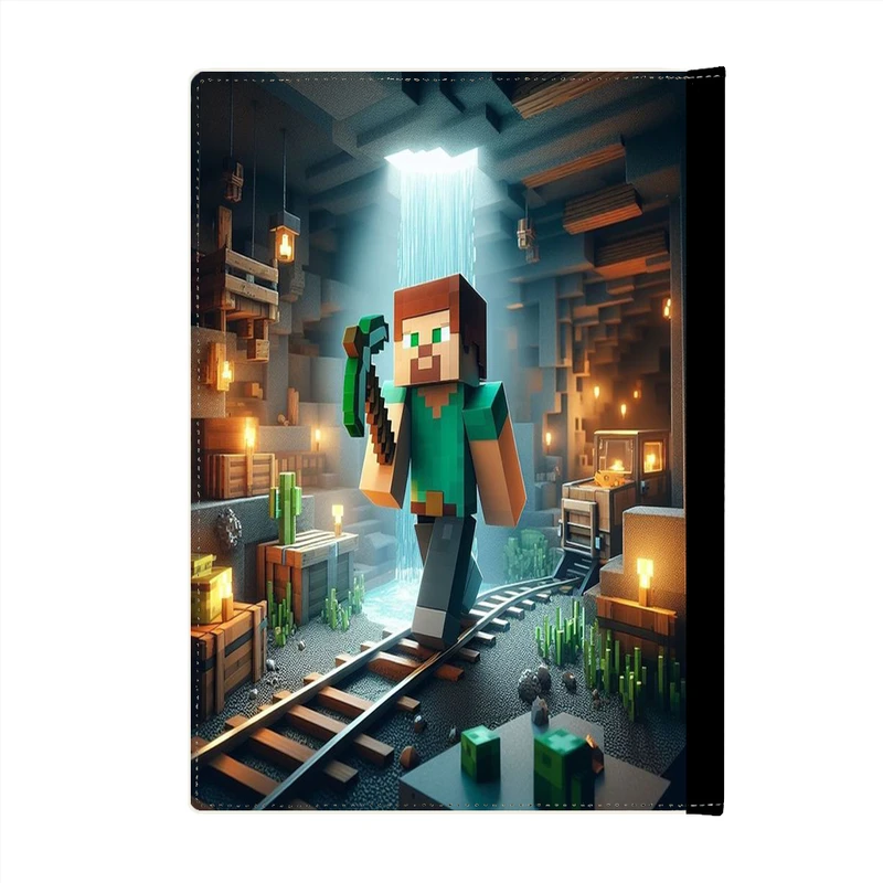 کلاسور پاد آفرین مدل فانتزی طرح گیم بازی ماینکرافت کد p878