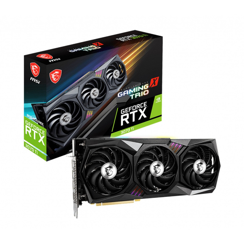 کارت گرافیک ام اس آی مدل GeForce RTX 3070 Ti GAMING X TRIO 8G