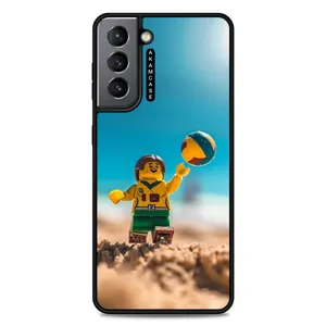 AKAM AMC-WSGS21-LEGO-24 Cover For Samsung Galaxy S21