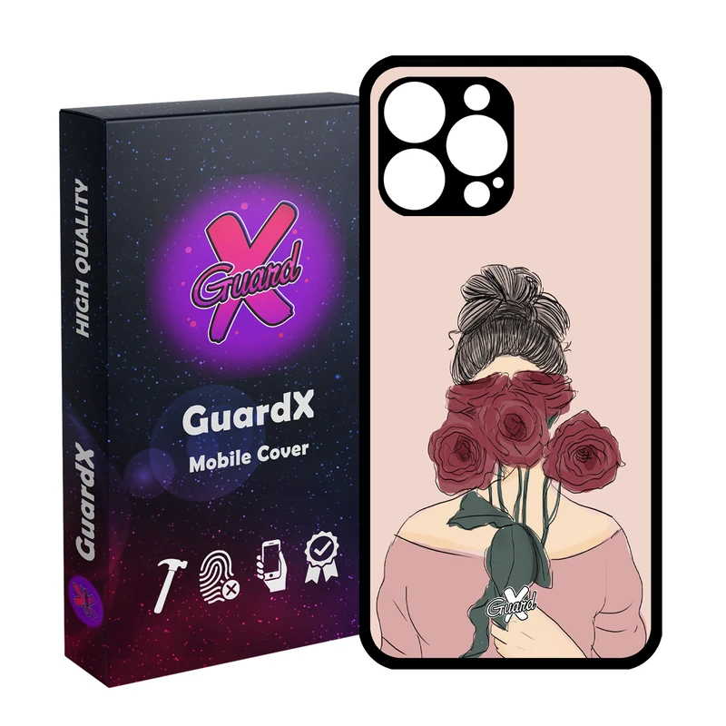 کاور گارد ایکس طرح دختر مدل Glass10284 مناسب برای گوشی موبایل اپل iPhone 13 Pro Max