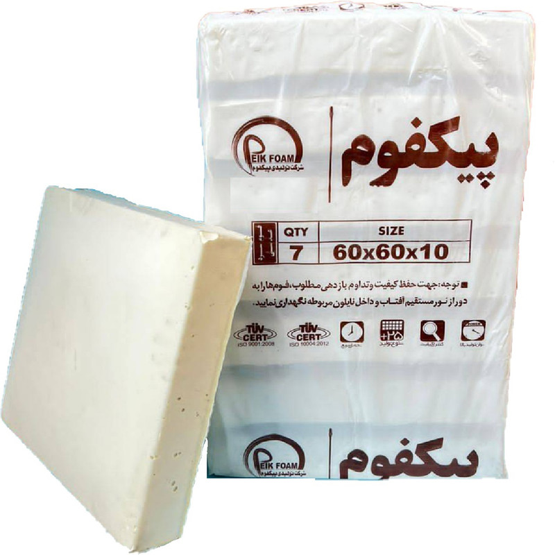 فوم سرد پیکفوم مدل یکرو عدسی کد 60x60x10