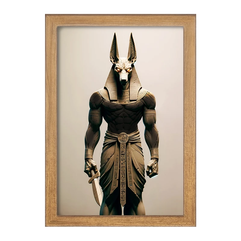 تابلو خندالو مدل آنوبیس (Anubis) کد F4844