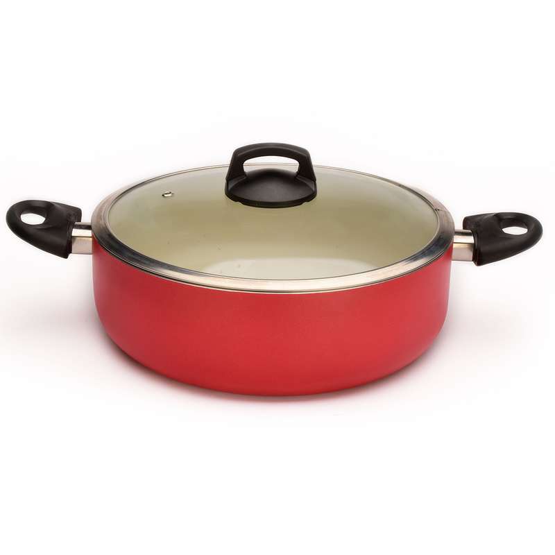 تابه زرساب سری سرامینا مدل CP-428KG سایز 28