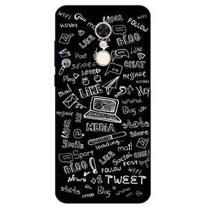 Megafone Social Media 1898 Cover For Xiaomi Redmi 5 Plus