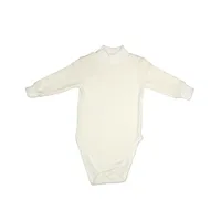 بادی آستین بلند نوزادی مدل یقه سه سانت