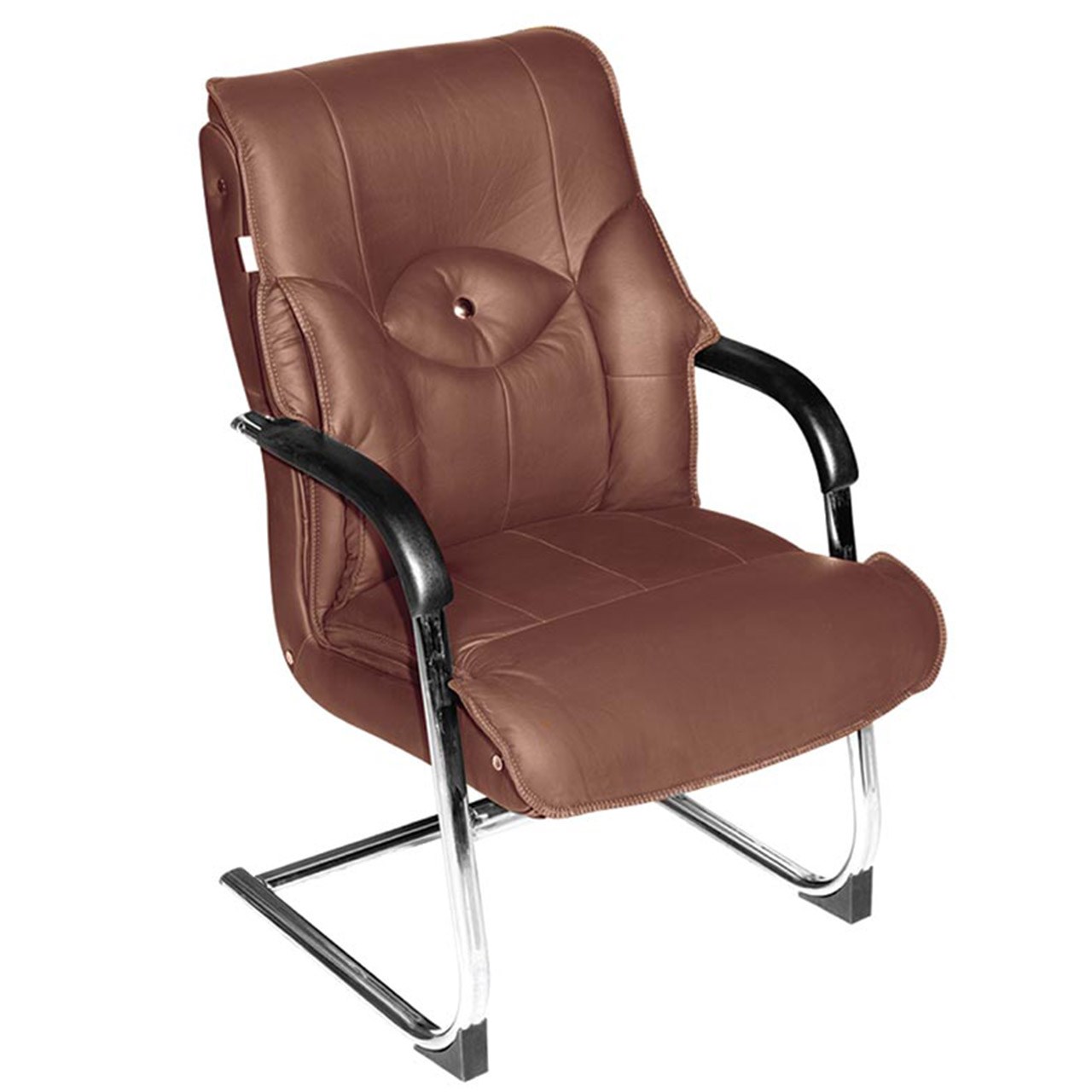 صندلی اداری چرمی نوین سیستم مدل 3010C چرمی