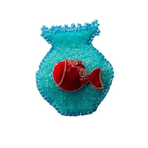 سنجاق سینه طرح تنگ ماهی قرمز کد SW10