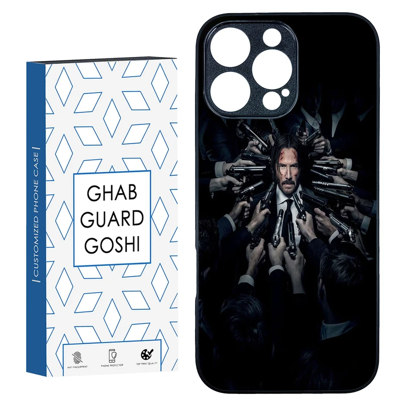 کاور قاب گارد گوشی طرح جان ویک کد TPU-219 مناسب برای گوشی موبایل اپل Iphone 16 Pro Max