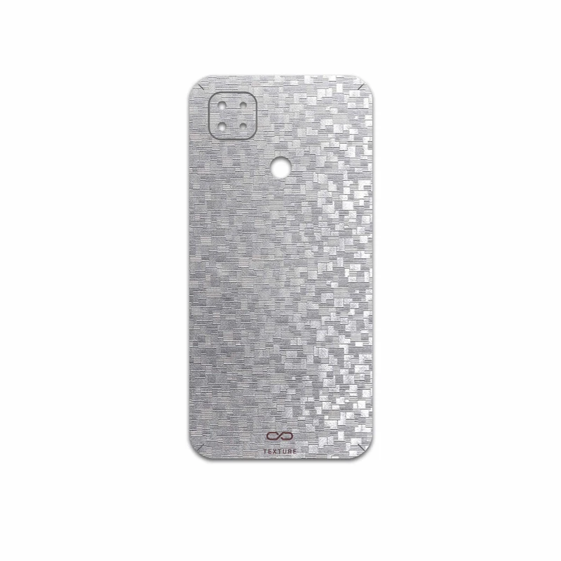 برچسب پوششی ماهوت مدل Silver-Silicon مناسب برای گوشی موبایل شیائومی Poco C3