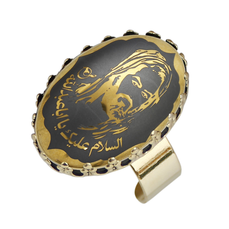 انگشتر زنانه مدل حدید السلام علیک یا اباعبدالله کد 3587