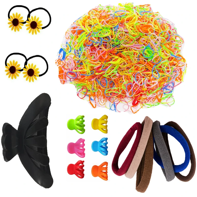 ست کش و کلیپس مو زنانه آی جواهر کد V518 مجموعه 518 عددی