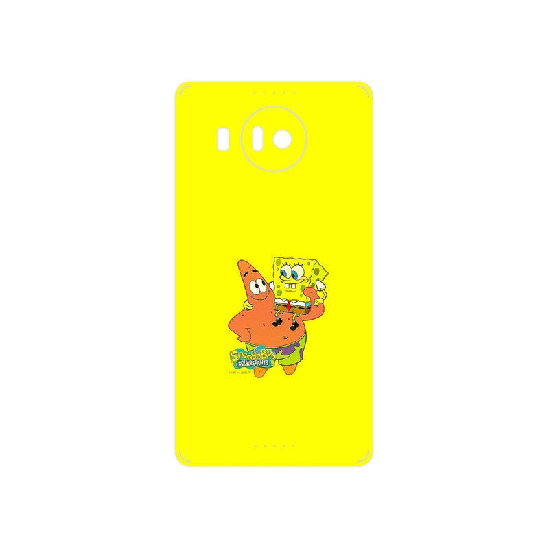 برچسب پوششی ماهوت مدل SpongeBob SquarePants مناسب برای گوشی موبایل مایکروسافت Lumia 950 XL