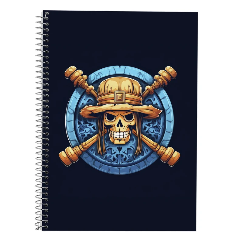 دفتر زبان 50 برگ مدوپد مدل سه خط طرح وان پیس One Piece کد DF11629