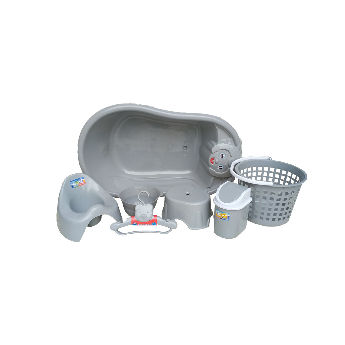 ست وان حمام کودک مدل k1002 مجموعه 7 عددی