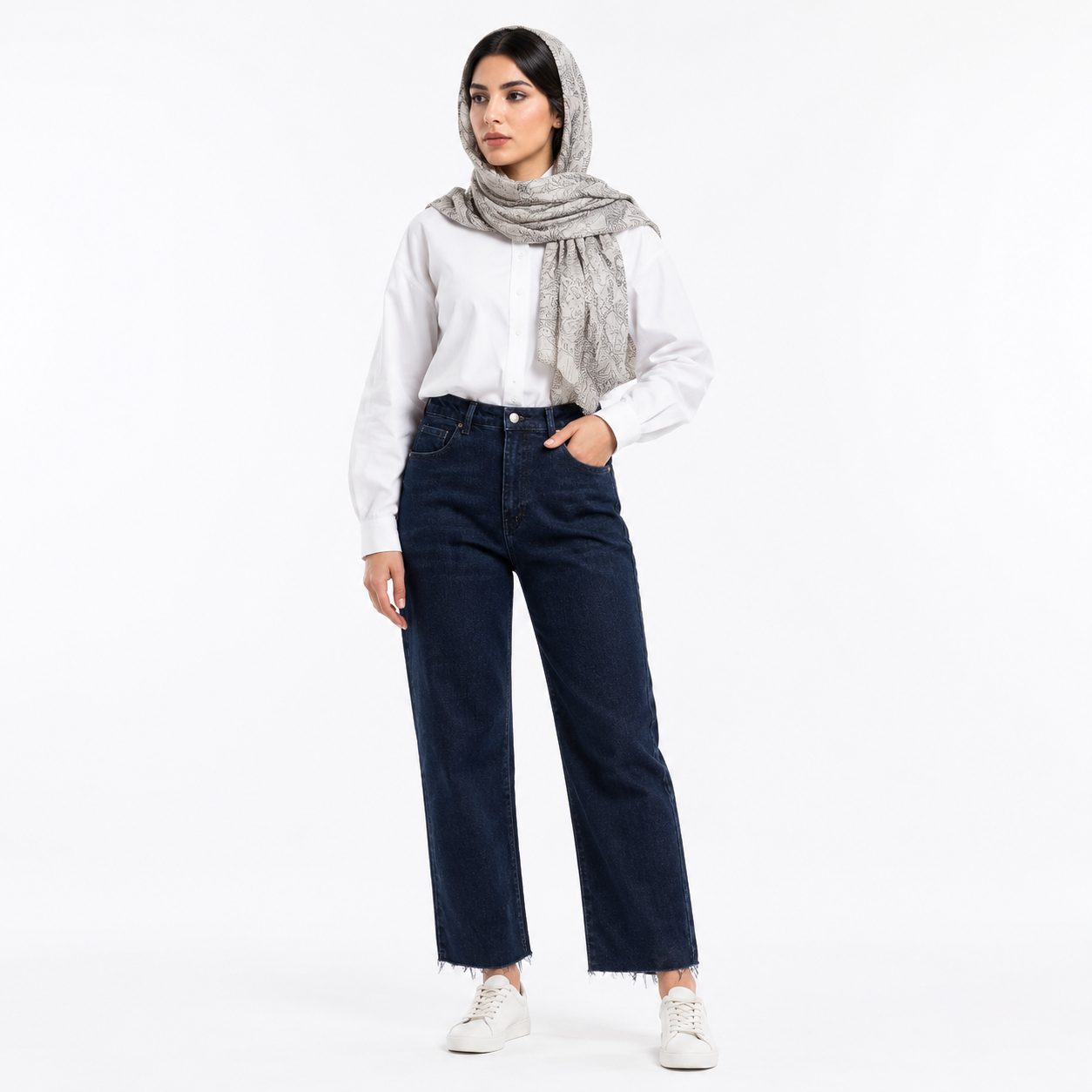 قیمت روز شلوار جین واید استریت زنانه مدل 17124 خرید