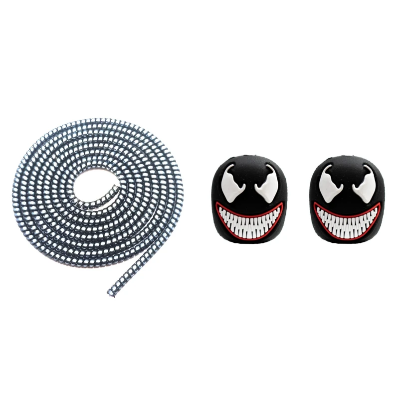 محافظ کابل شارژ و هندزفری مدل Venom66 بسته سه عددی 