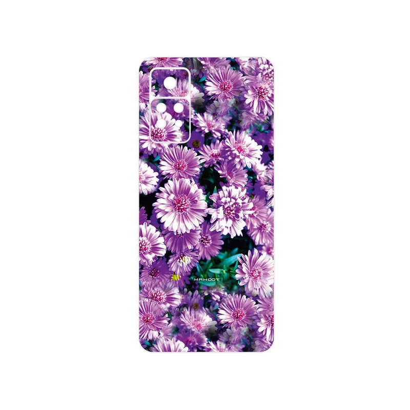 برچسب پوششی ماهوت مدل Purple_Flower مناسب برای گوشی موبایل شیائومی Redmi Note 11 Pro Plus 5G (India)