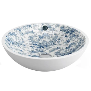 کاسه روشویی بت کو مدل Castellon-ToileDeJouy-Azul