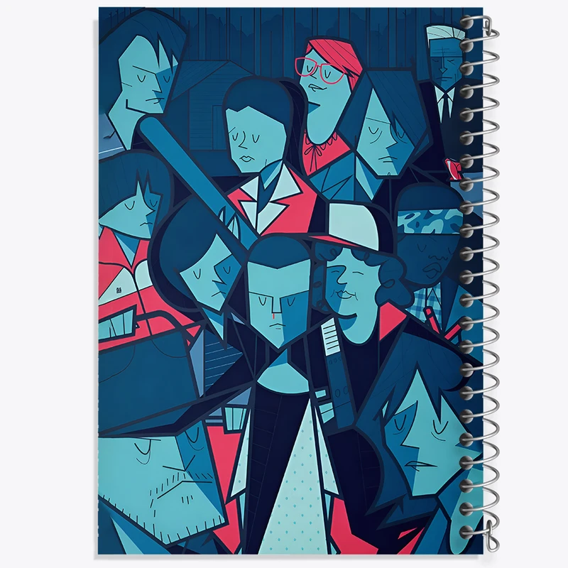 دفتر مشق 50 برگ خندالو طرح صورتک کد N4459