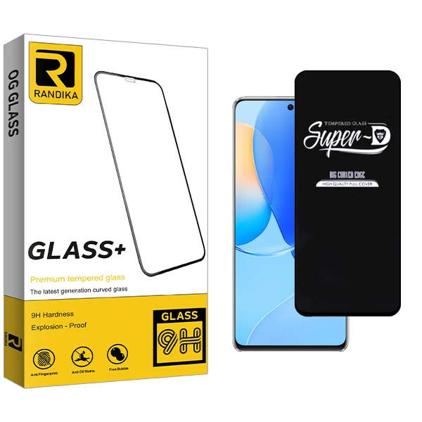 محافظ صفحه نمایش شیشه ای راندیکا مدل Randika Glass Super D مناسب برای گوشی موبایل هوآوی Nova 9 SE