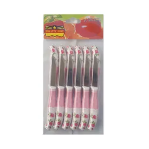 چاقو میوه خوری رمانتیک هوم مدل اره ای کد  04 بسته 12 عددی
