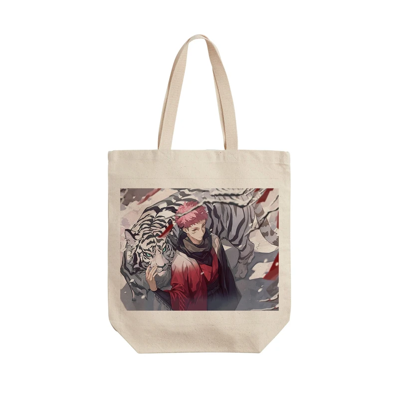 ساک خرید ترمه طراحان ایده مدل Jujutsu Kaisen کد strm0424 - L