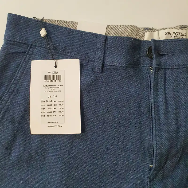 شلوار مردانه سلکتد مدل FELIX PANTS 16086755