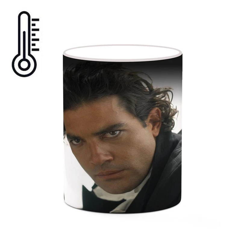 ماگ حرارتی کاکتی طرح آنتونیو باندراس Antonio Banderas مدل mgh25121