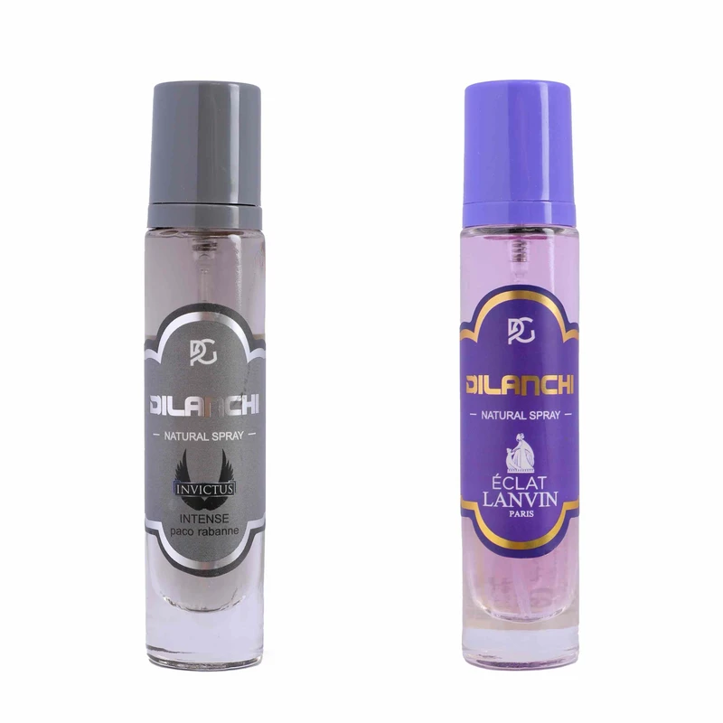 عطر جیبی دیلانچی پلاس مدل اینوکتوس-اکلت با رایحه خنک و شیرین حجم 30 میلی لیتر مجموعه 2 عددی
