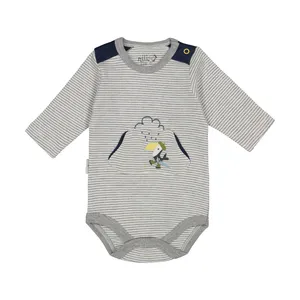 بادی آستین بلند نوزادی پسرانه نیلی مدل toga 78980