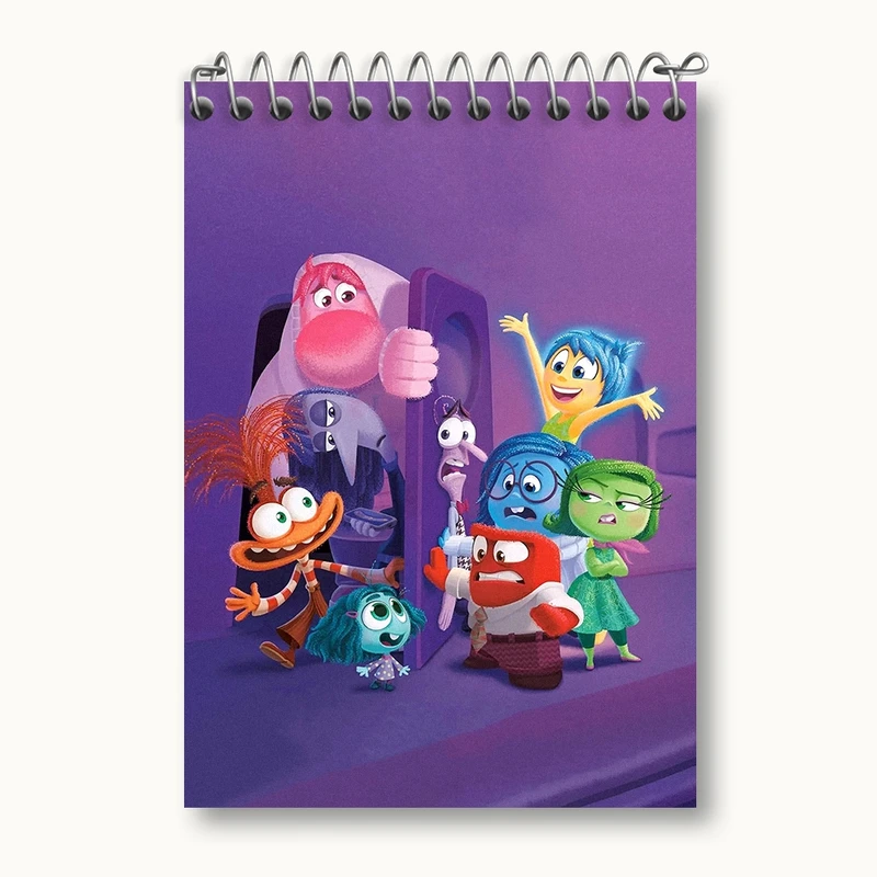 دفتر یادداشت 50 برگ خندالو مدل اینساید اوت (Inside Out) کد 36655