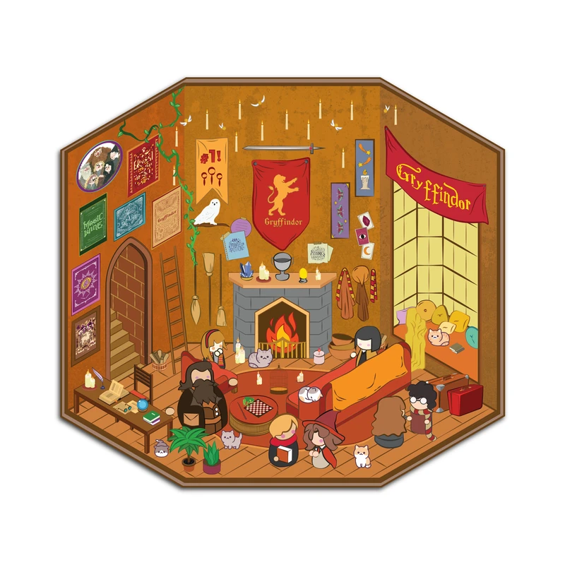 برچسب مدل سه بعدی طرح هری پاتر