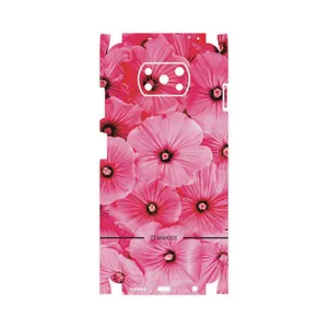 MAHOOT Pink-Flower-FullSkin Cover Sticker for Xiaomi Poco X3 NFC