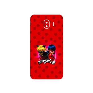 MAHOOT Ladybug and Cat Noir Cover Sticker for Samsung Galaxy J4