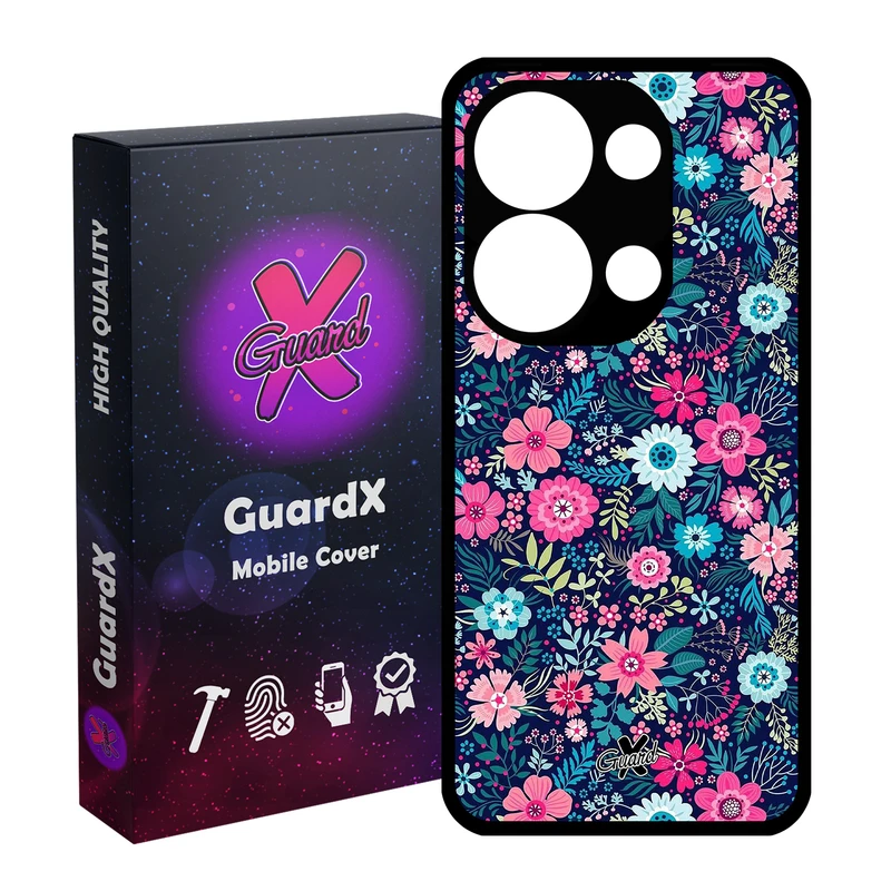 کاور گارد ایکس طرح Flower مناسب برای گوشی موبایل شیائومی Redmi Note 13 Pro 4G / Poco M6 Pro 4G