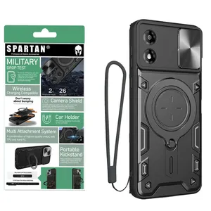 کاور اسپارتان مدل Magnet Ring Strap مناسب برای گوشی موبایل آنر X5 Plus به همراه بند