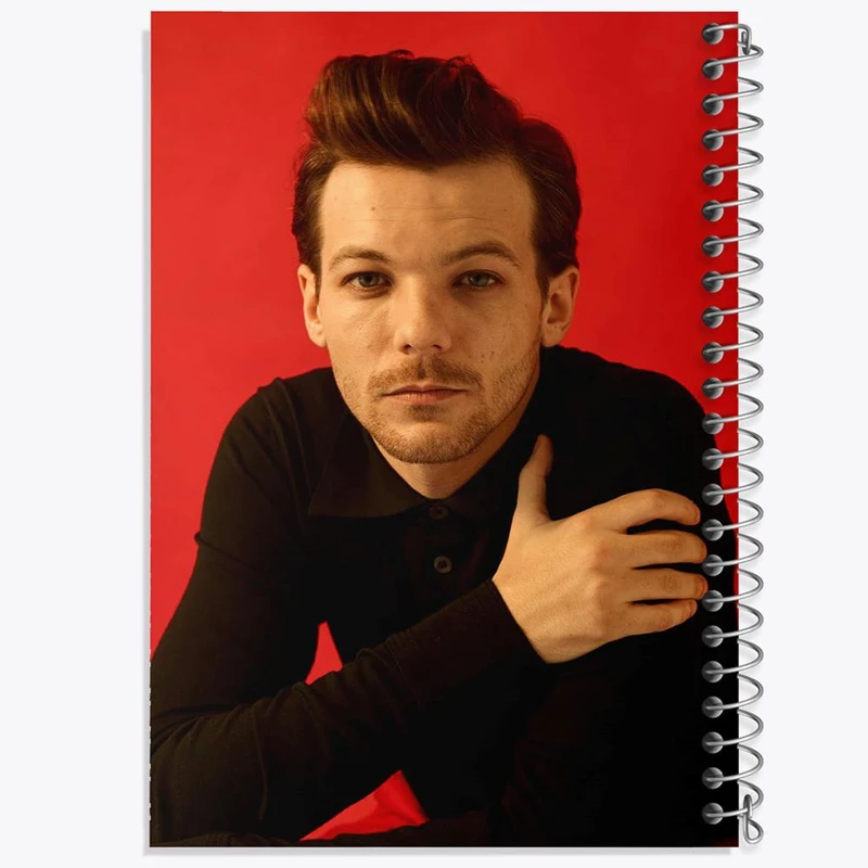 دفتر مشق 50 برگ خندالو مدل لویی تاملینسون گروه موسیقی وان دایرکشن One Direction کد 18902