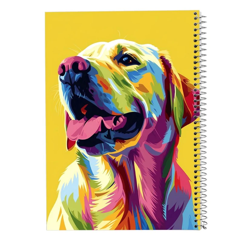 دفتر شطرنجی 50 برگ مدوپد طرح سگ و گربه کد DF17268