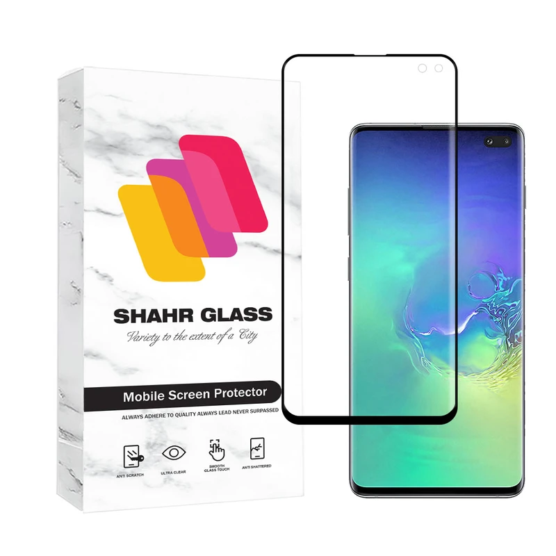 محافظ صفحه نمایش سرامیکی شهر گلس مدل CRMEGSH مناسب برای گوشی موبایل سامسونگ Galaxy S10 Plus 4G