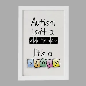 تابلو خندالو مدل اتیسم Autism کد 26737