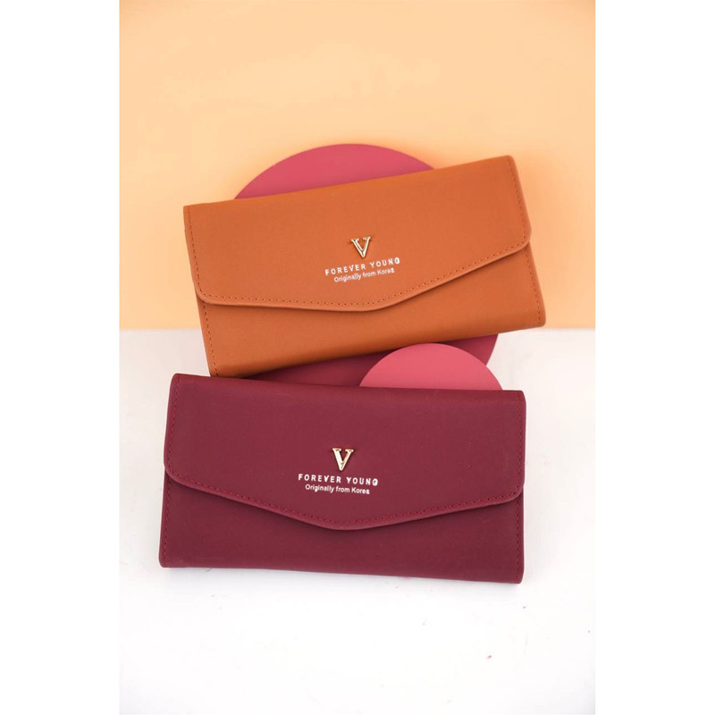 کیف پول زنانه مدل بند دار کد KZD-095