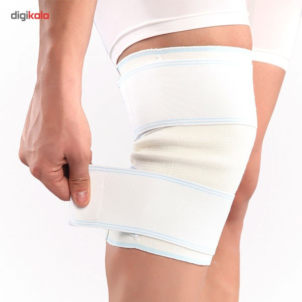 زانوبند پاک سمن مدل Woolen With Adjustable Straps سایز بزرگ