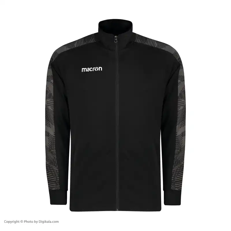 ست سویشرت و شلوار ورزشی مردانه مکرون مدل مدل آشیل رنگ مشکی