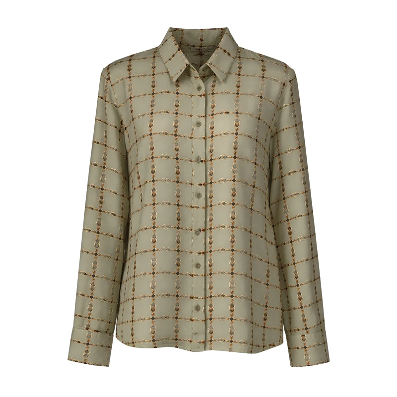 شومیز آستین بلند یقه برگردان زنانه نکست مدل 21436085