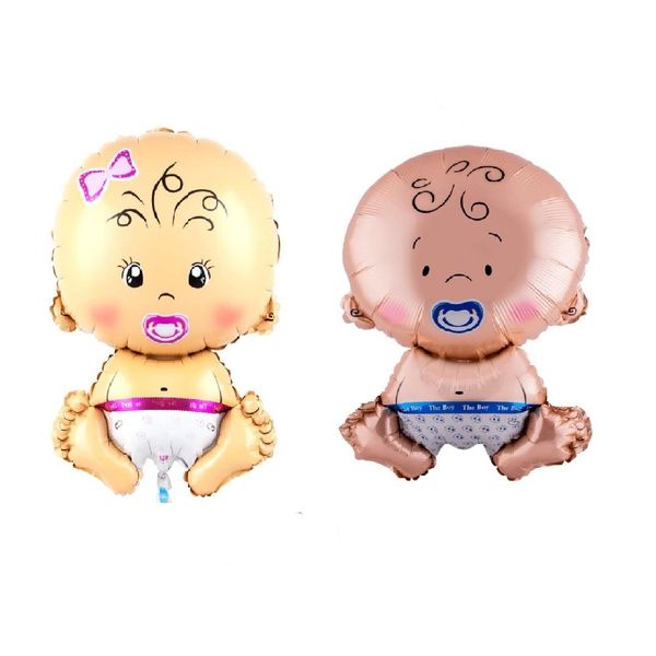 بادکنک فویلی مدل نوزاد دختر و پسر 