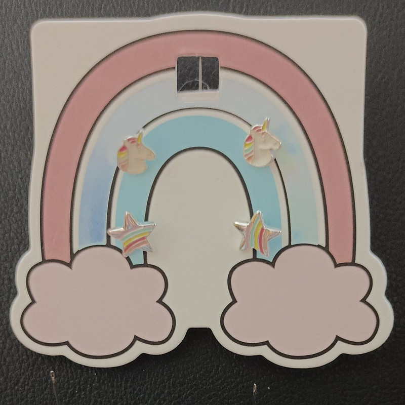 گوشواره دخترانه مدل SMG66 بسته 2 عددی گوشواره دخترانه مدل SMG66 بسته 2 عددی